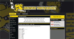 Desktop Screenshot of brewinsyouthhockey.com